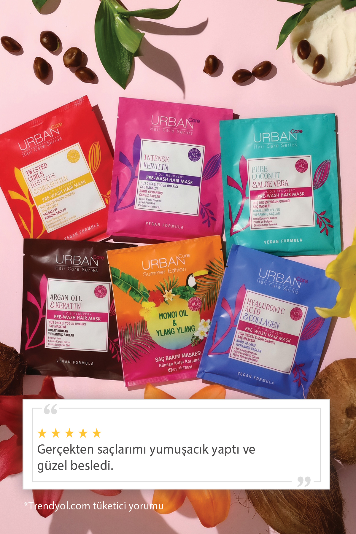 URBAN CARE PURE COCONUT&ALOE VERA DUŞ ÖNCESİ MASKE-