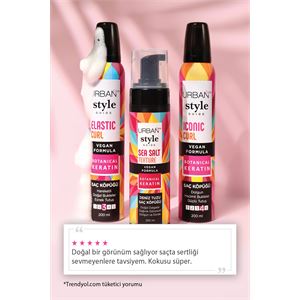 URBAN CARE STYLE GUİDE DENİZ TUZU SAÇ KÖPÜĞÜ  200ML-