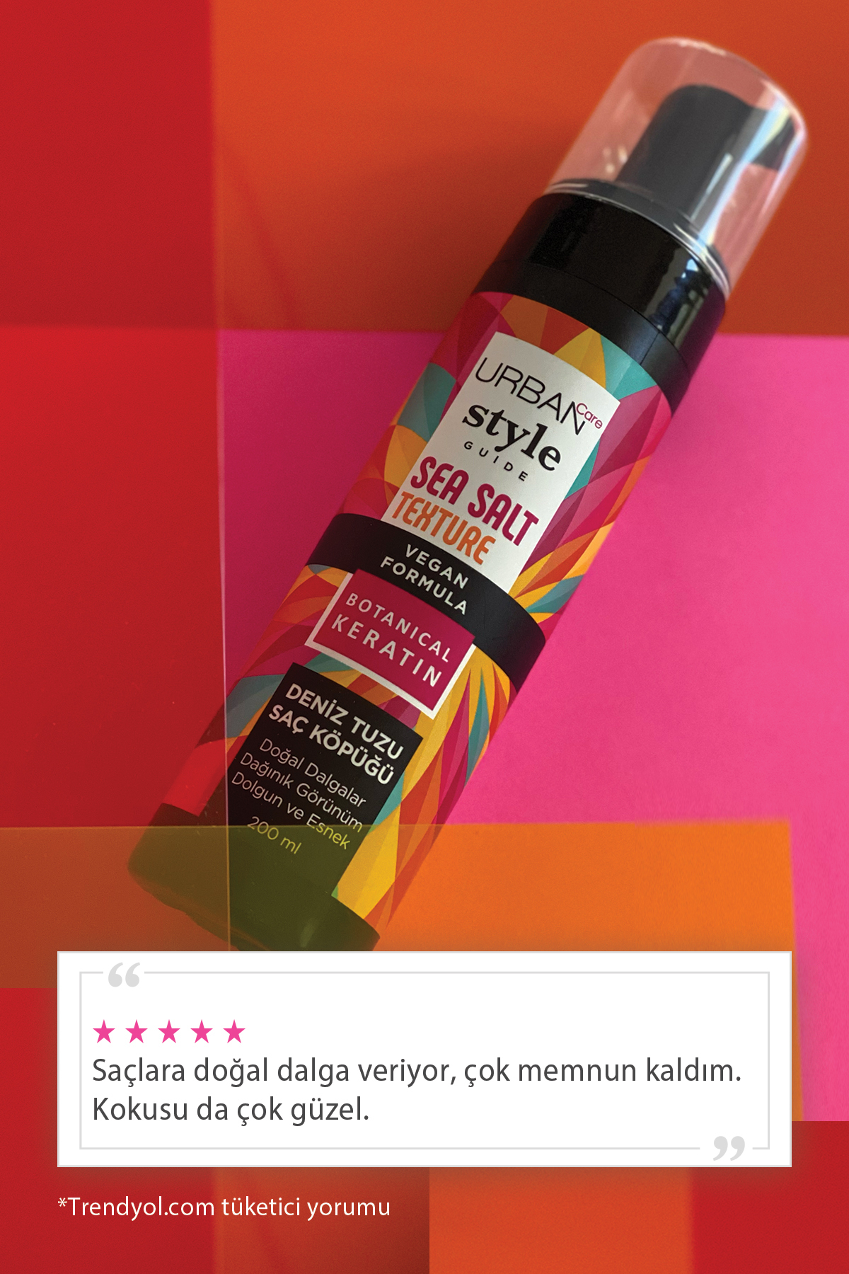 URBAN CARE STYLE GUİDE DENİZ TUZU SAÇ KÖPÜĞÜ  200ML-