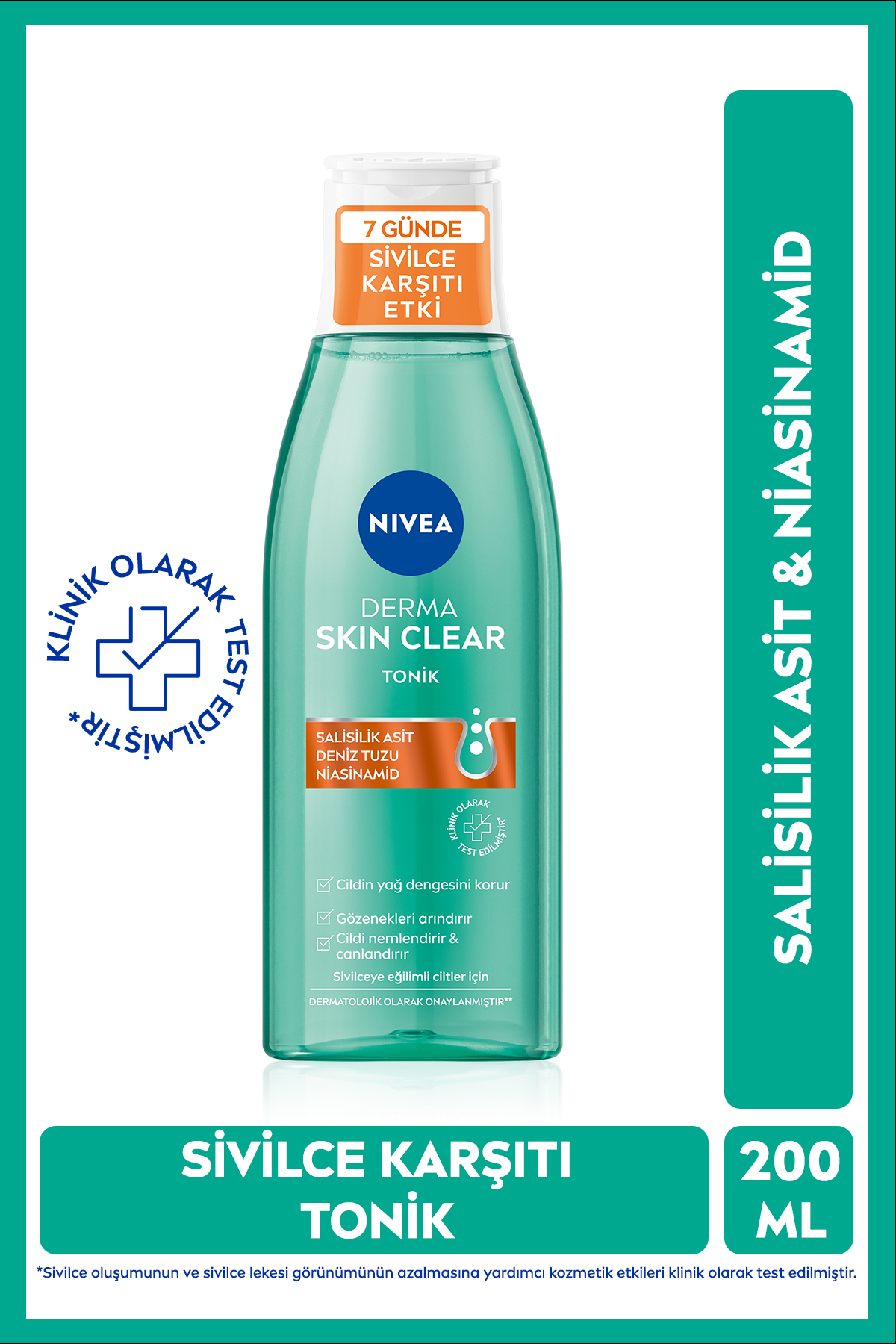 NIVEA DERMA SKIN CLEAR SİVİLCE KARŞITI 200ML-