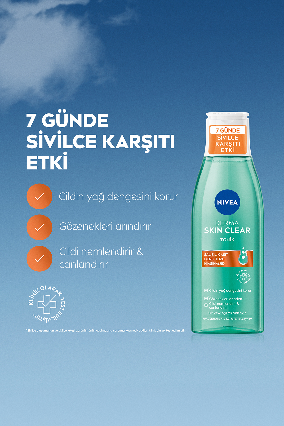 NIVEA DERMA SKIN CLEAR SİVİLCE KARŞITI 200ML-