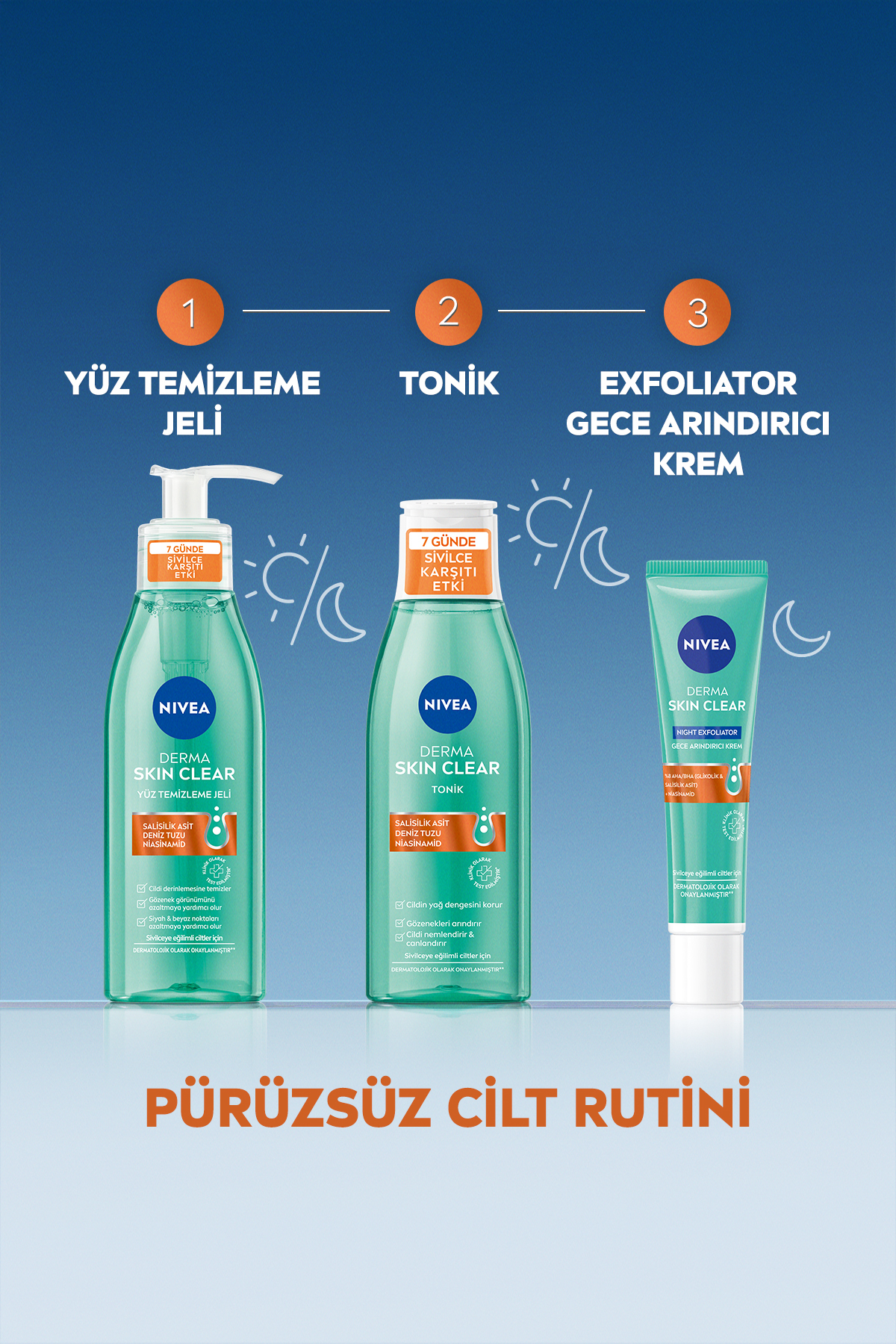 NIVEA DERMA SKIN CLEAR SİVİLCE KARŞITI 200ML-