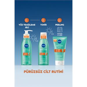 NIVEA DERMA SKIN CLEAR SİVİLCE KARŞITI YÜZ TEMİZLEME JELİ 150ML-
