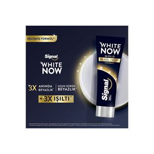 SİGNAL DİŞ MACUNU WHİTE NOW GOLD ANINDA 3 KAT BEYA-