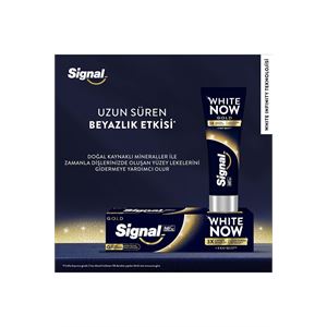 SİGNAL DİŞ MACUNU WHİTE NOW GOLD ANINDA 3 KAT BEYA-