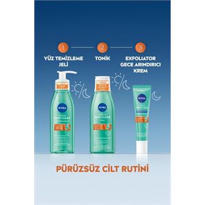 NIVEA DERMA SKIN CLEAR NIGHT EXFOLIATOR GECE 40ML-