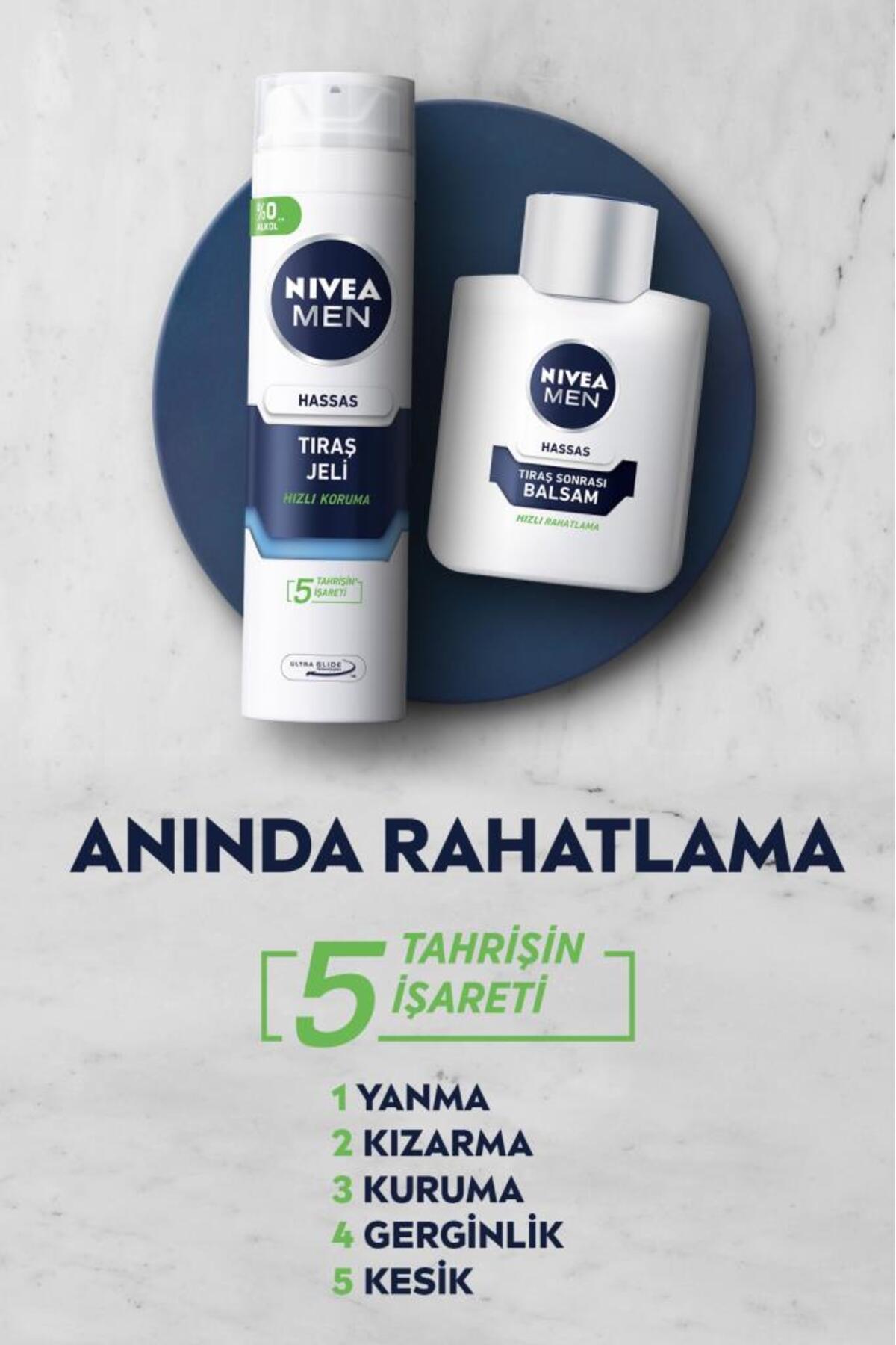 NIVEA MEN HASSAS TIRAŞ JELİ 200ML-