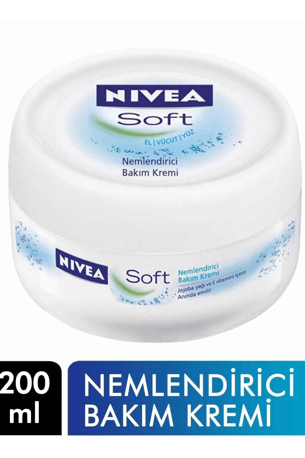 NIVEA SOFT NEMLENDİRİCİ BAKIM KREMİ 200ML-
