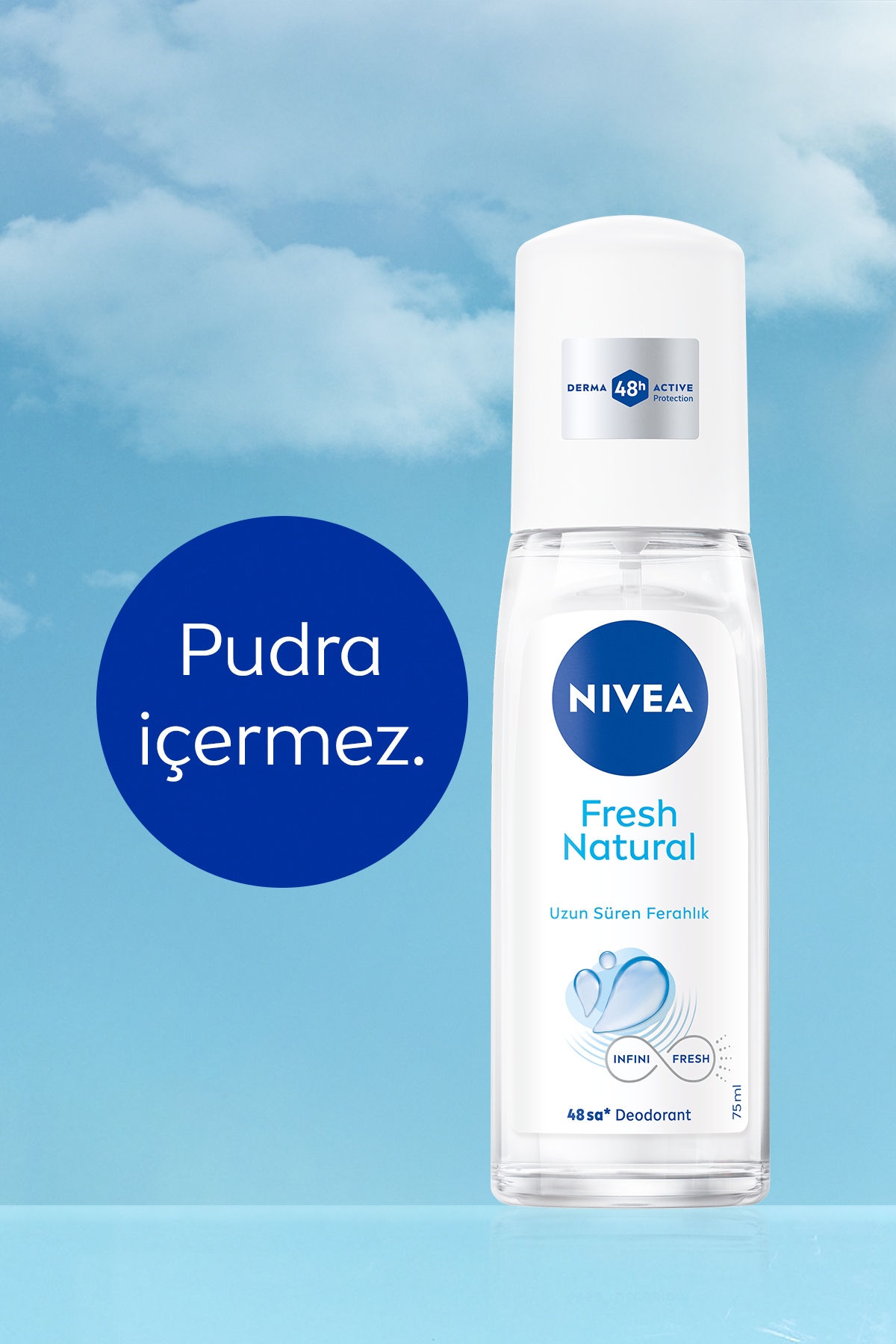 NIVEA FRESH NATURAL SPREY 75 ML-