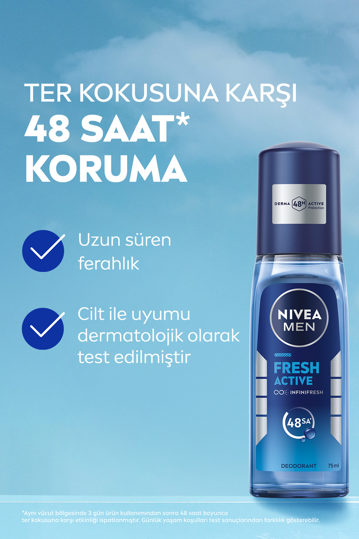NIVEA FRESH ACTIVE SPREY 75 ML-