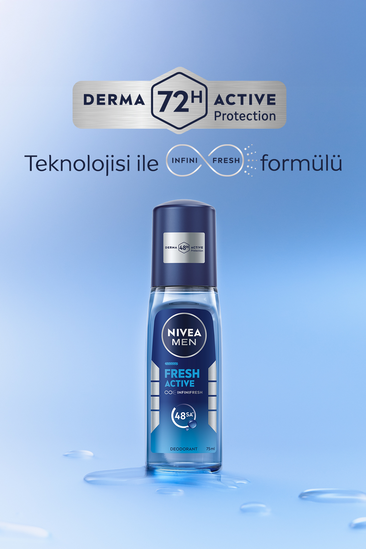 NIVEA FRESH ACTIVE SPREY 75 ML-