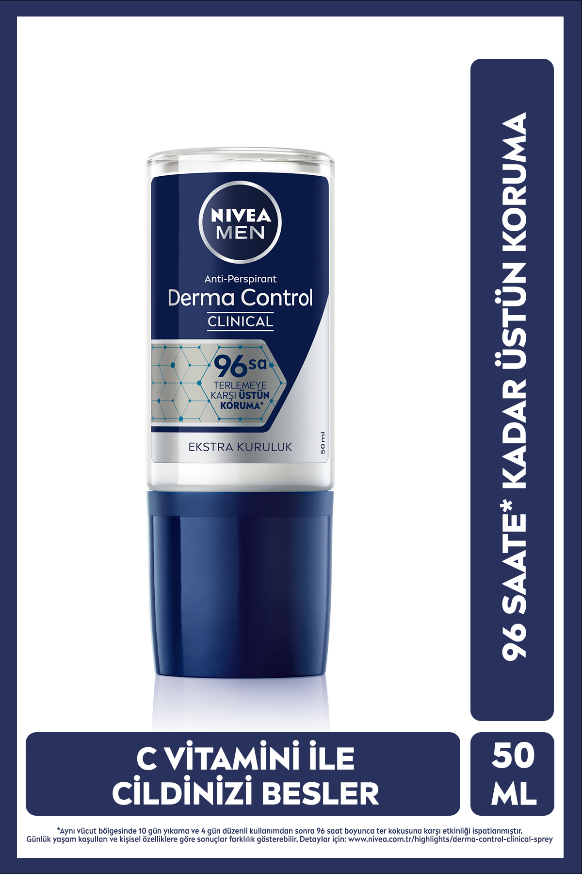 NIVEA MEN DERMA CONTROL CLINICAL ROLL-ON 50ML-
