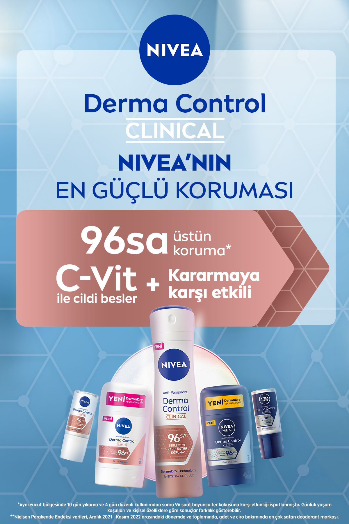 NIVEA MEN DERMA CONTROL CLINICAL ROLL-ON 50ML-