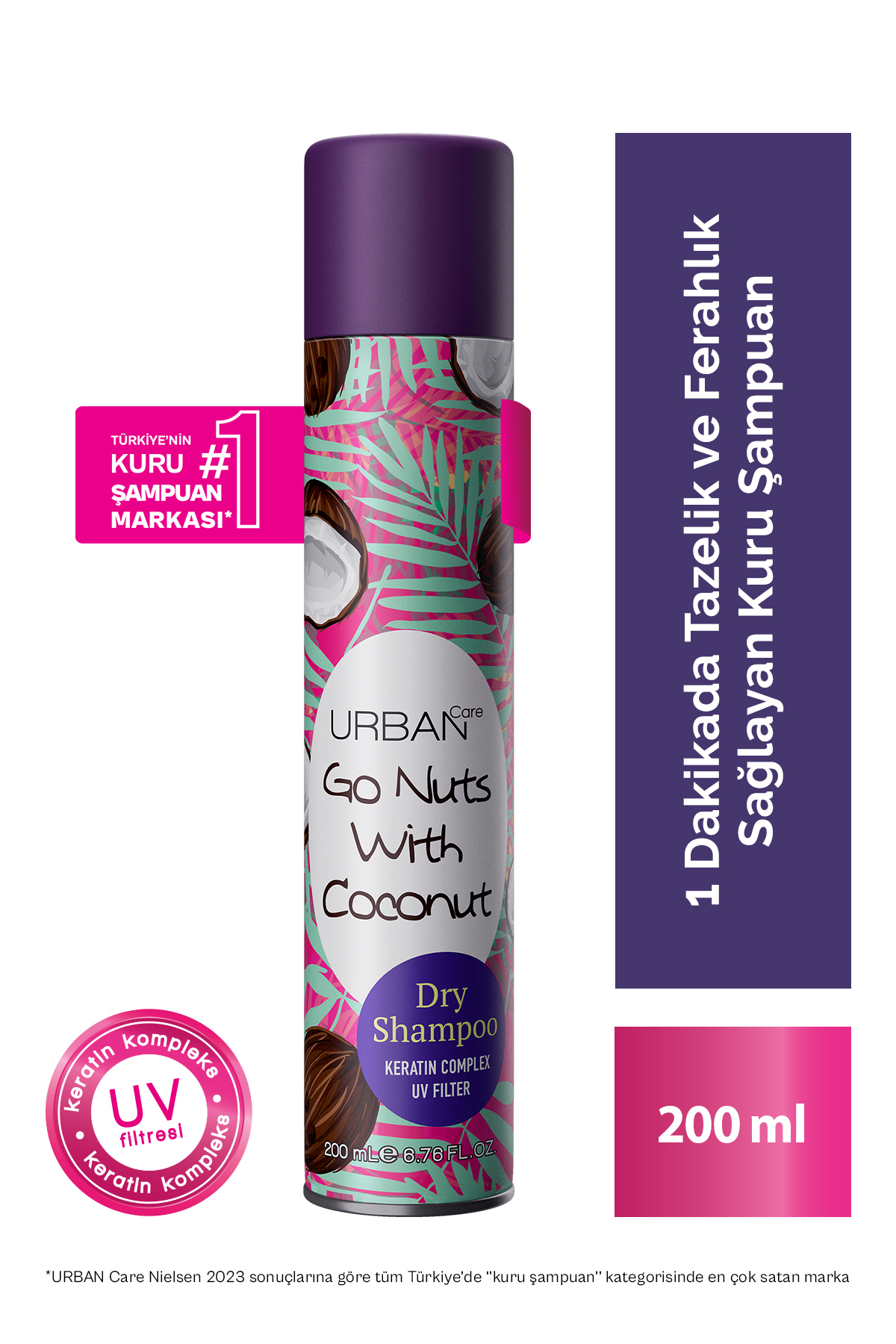 URBAN CARE KURU ŞAMPUAN VOLUME 200ML-