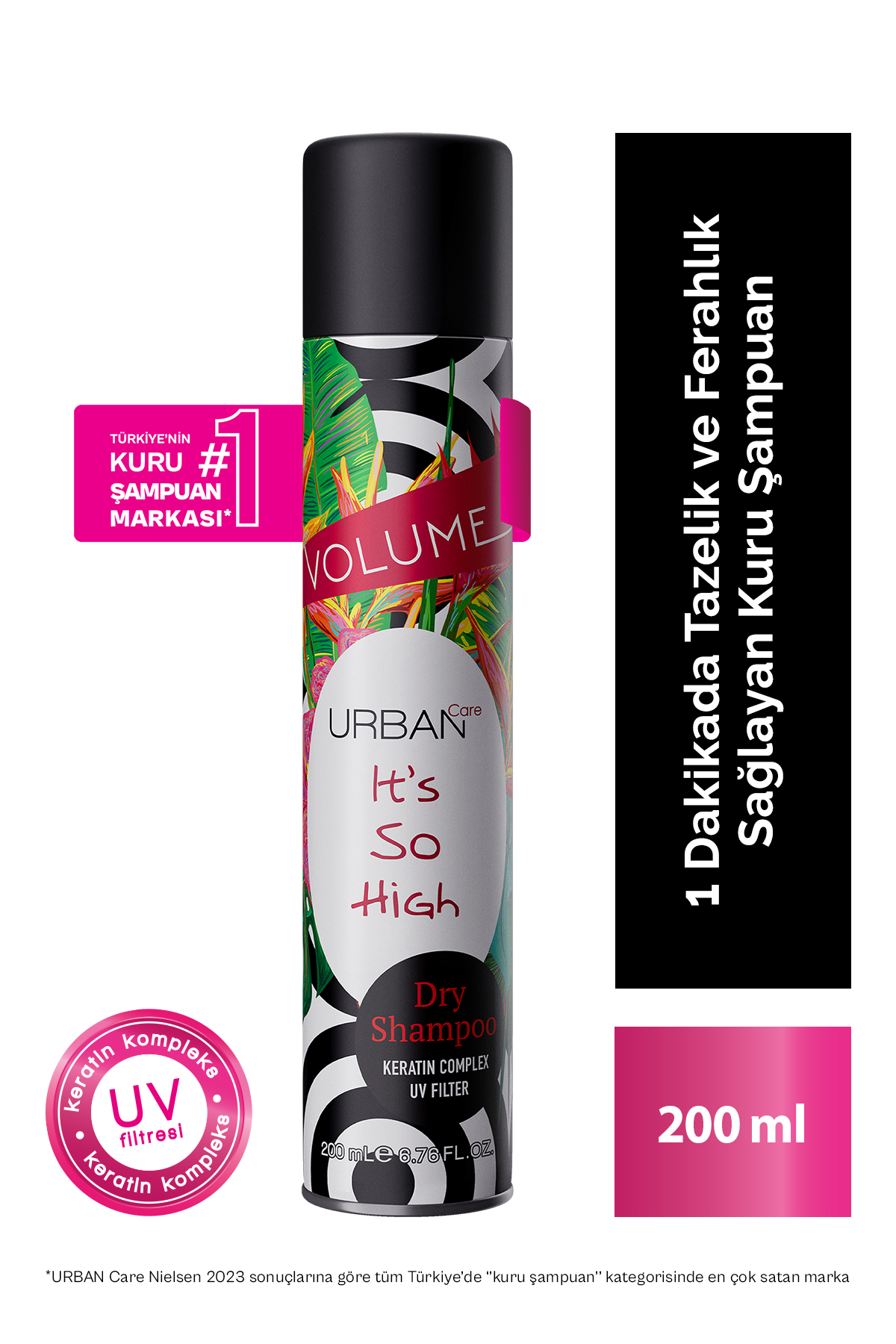 URBAN CARE KURU ŞAMPUAN YÜKSEK VOLUME 200ML-