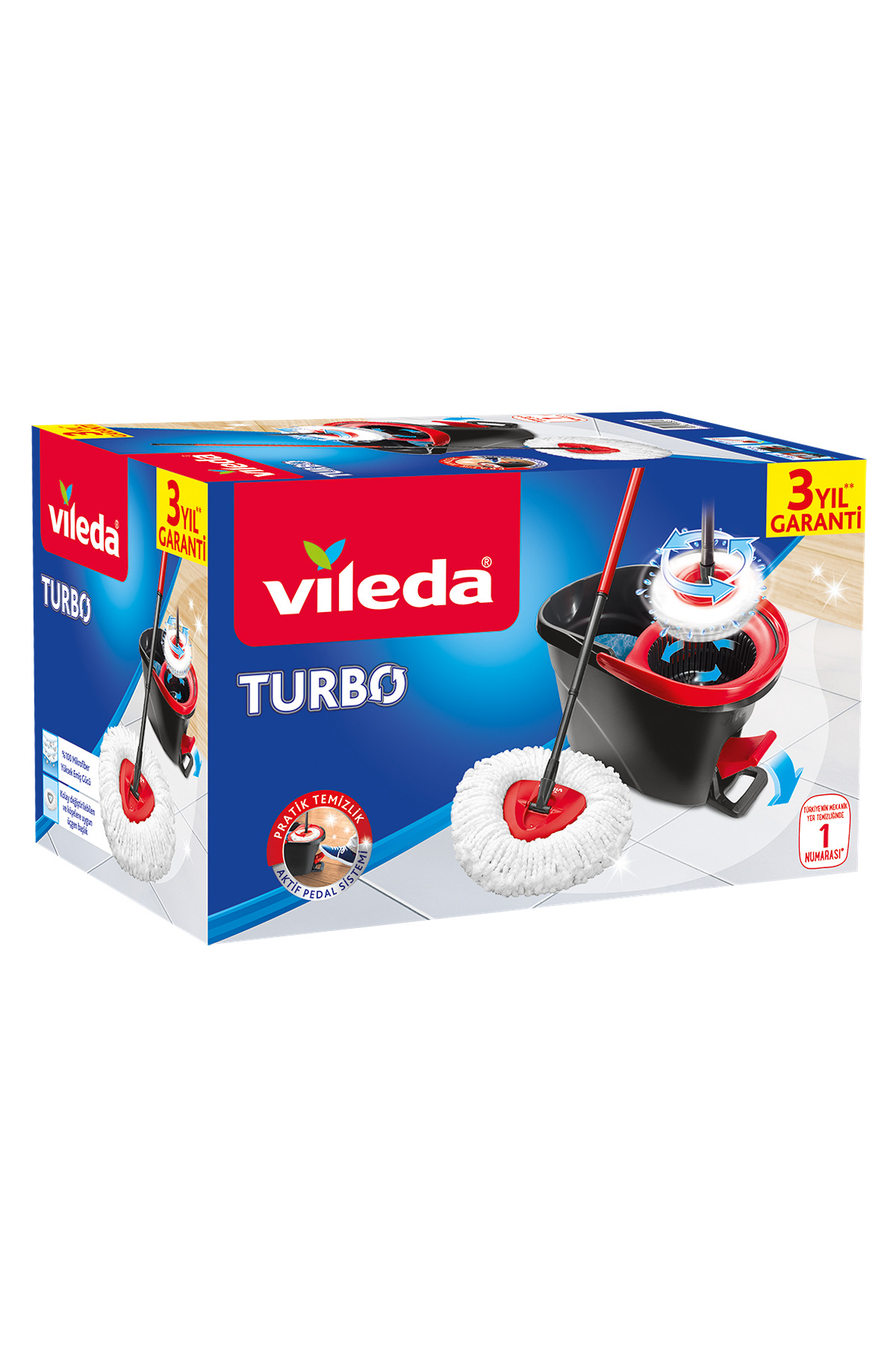 Vileda Turbo Pedallı Temizlik Seti-
