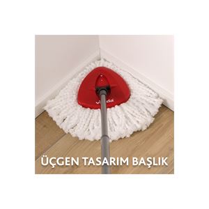Vileda Turbo Classic Üçgen Mikrofiber Yedek Paspas-