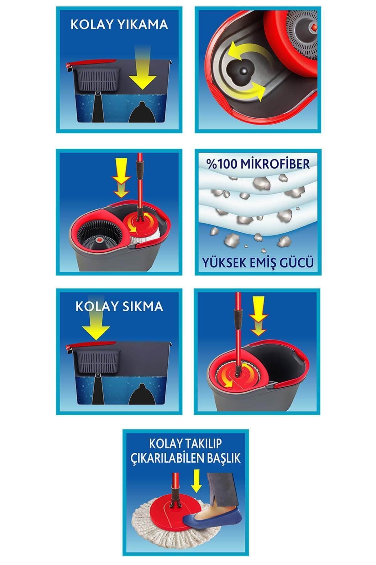 Vileda Spino Ultra Otomatik Temizlik Seti-
