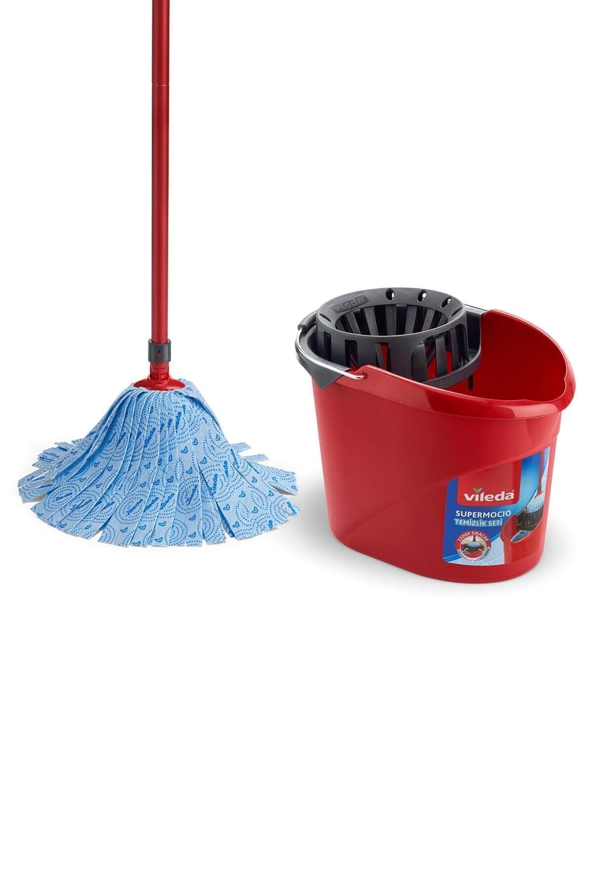 Vileda SuperMocio Klasik Kırmızı Temizlik Seti-