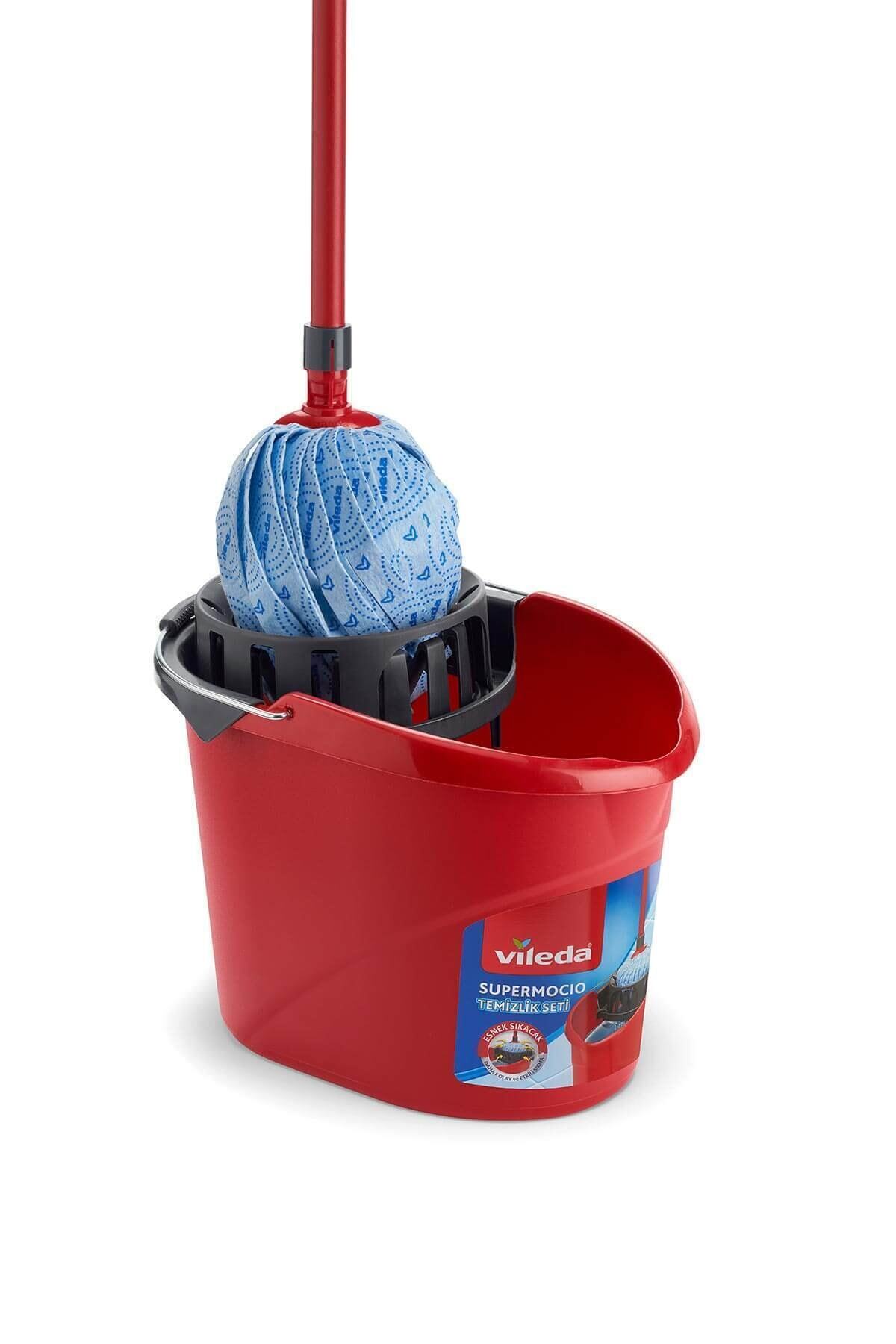 Vileda SuperMocio Klasik Kırmızı Temizlik Seti-