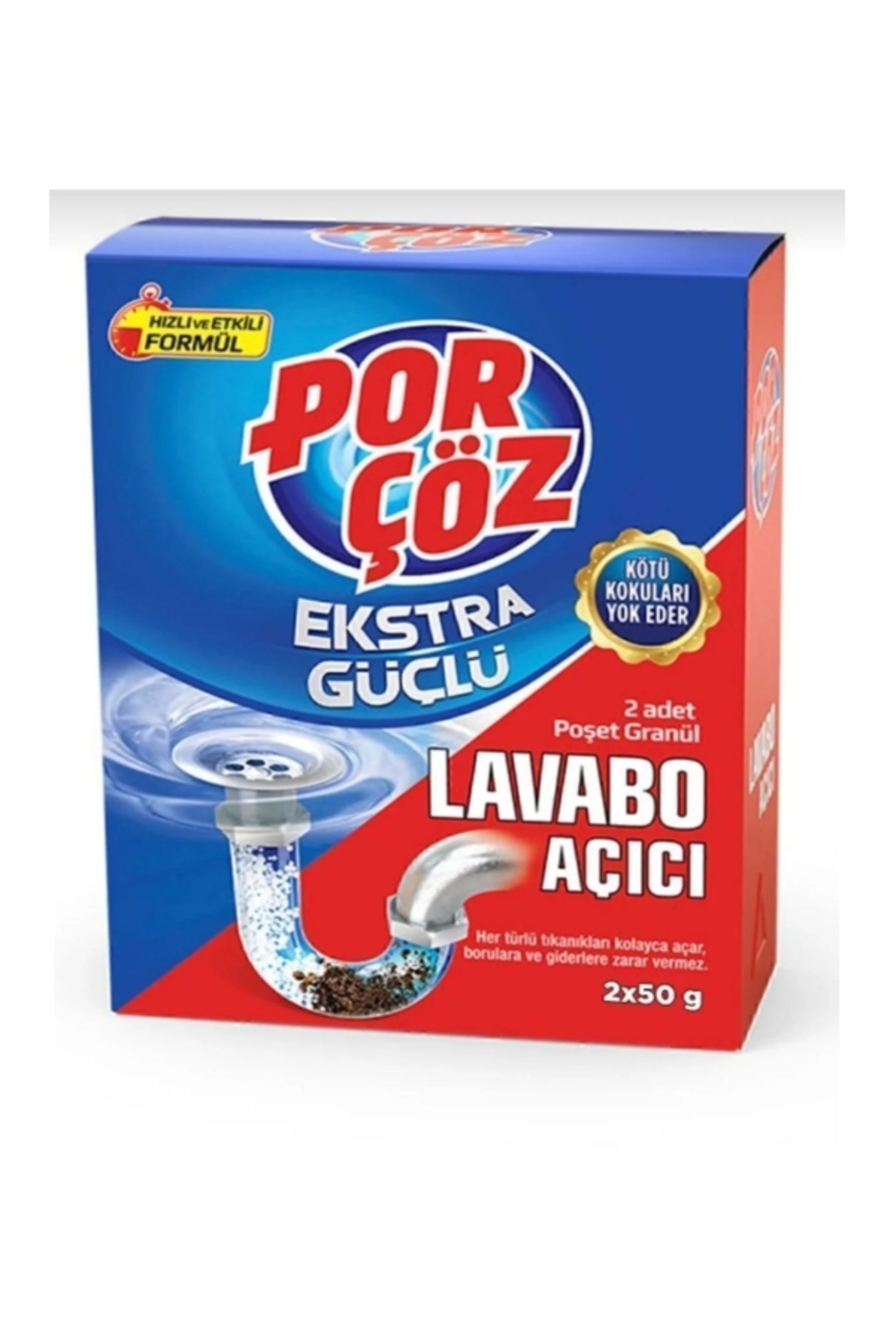 Porçöz Lavabo Açıcı Granül 50 gr * 2 ' Li-