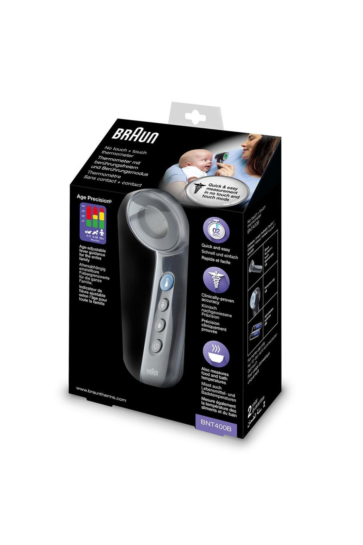 Braun Bnt400 Temassız Alından Ateş Ölçer Siyah-