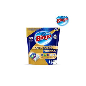 Bingo Akıllı Kapsül Pro Max Bulaşık Makinesi Deterjanı Tableti 60lı-