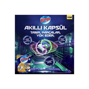 Bingo Akıllı Kapsül Pro Max Bulaşık Makinesi Deterjanı Tableti 60lı-