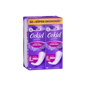 Orkid Extra Koruma Uzun Günlük Ped 52 Adet-