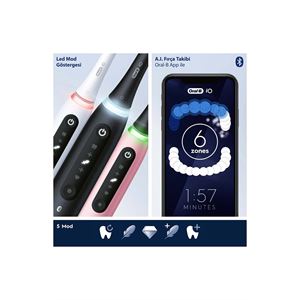 Oral-B iO 5 Şarjlı Diş Fırçası - Mat Siyah-