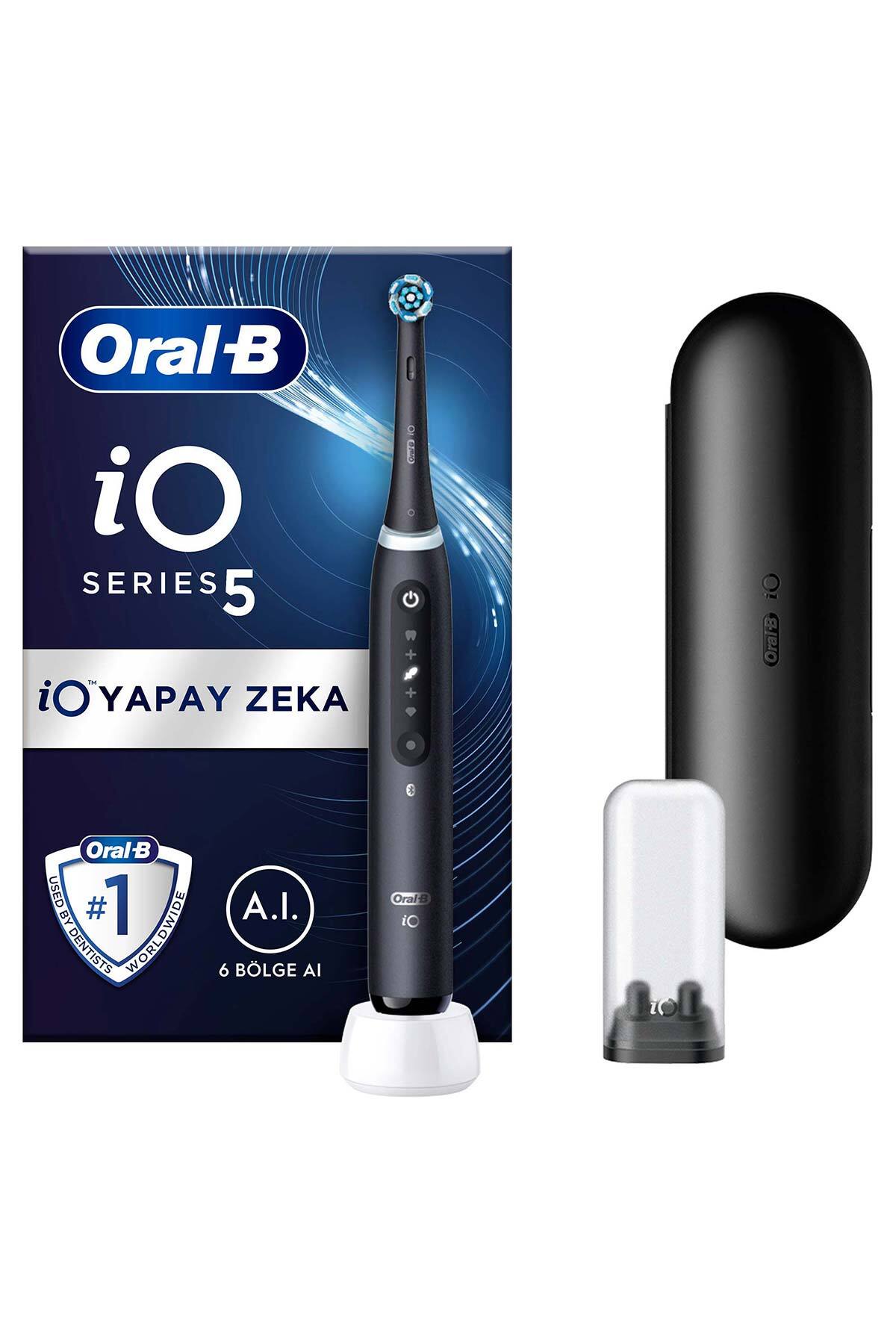 Oral-B iO 5 Şarjlı Diş Fırçası - Mat Siyah-