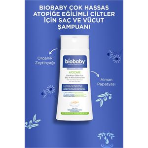 Biobaby Kuru Ve Atopik Ciltler Için Şampuan 300 Ml + Krem 100 ml Çok Kuru Ciltler Avantajlı Paket-