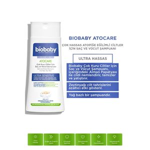Biobaby Kuru Ve Atopik Ciltler Için Şampuan 300 Ml + Krem 100 ml Çok Kuru Ciltler Avantajlı Paket-
