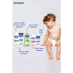 Biobaby Kuru Ve Atopik Ciltler Için Şampuan 300 Ml + Krem 100 ml Çok Kuru Ciltler Avantajlı Paket-