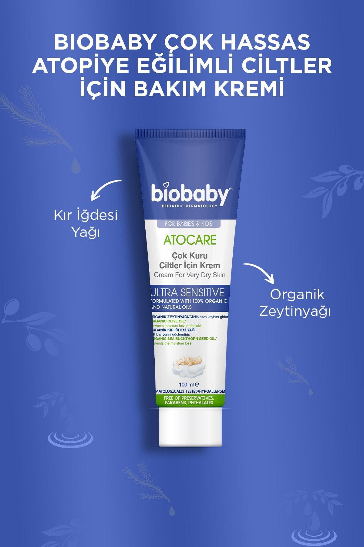 Biobaby Kuru Ve Atopik Ciltler Için Şampuan 300 Ml + Krem 100 ml Çok Kuru Ciltler Avantajlı Paket-