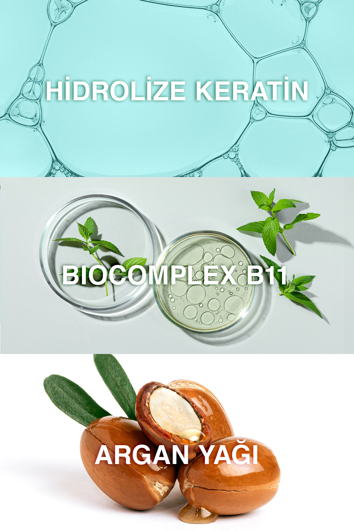 Bioxcin Keratin & Argan Onarıcı Bakım Şampuan 300 ml 3 Al 2 Öde - Yıpranmış Ve Hassas Saçlar-