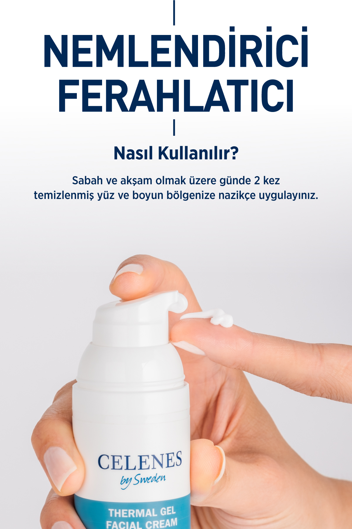 CELENES BY SWEDEN NEMLENDİRİCİ VE CANLANDIRICI THERMAL JEL GÜNLÜK BAKIM KREMİ 50 ML-