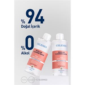 CELENES BY SWEDEN YOĞUN NEMLENDİCİ VE YATIŞTIRICI CLOUDBERRY MİSEL TEMİZLEME SUYU KURU VE HASSAS CİLTLER 250 ML-