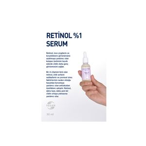 CELENES BY SWEDEN KIRIŞIKLIK KARŞITI RENA RETİNOL CİLT YENİLEYİCİ BAKIM SERUMU 30 ML-