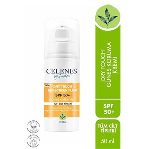 CELENES BY SWEDEN HERBAL DRY TOUCH SPF 50 MAT BİTİŞLİ GÜNEŞ KREMİ - YÜZ VE DEKOLTE BÖLGESİ 50 ML-