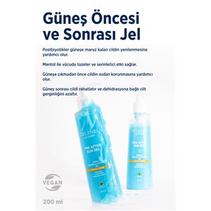 CELENES BY SWEDEN GÜNEŞ ÖNCESİ VE SONRASI NEMLENDİRİCİ VE FERAHLATICI JEL-