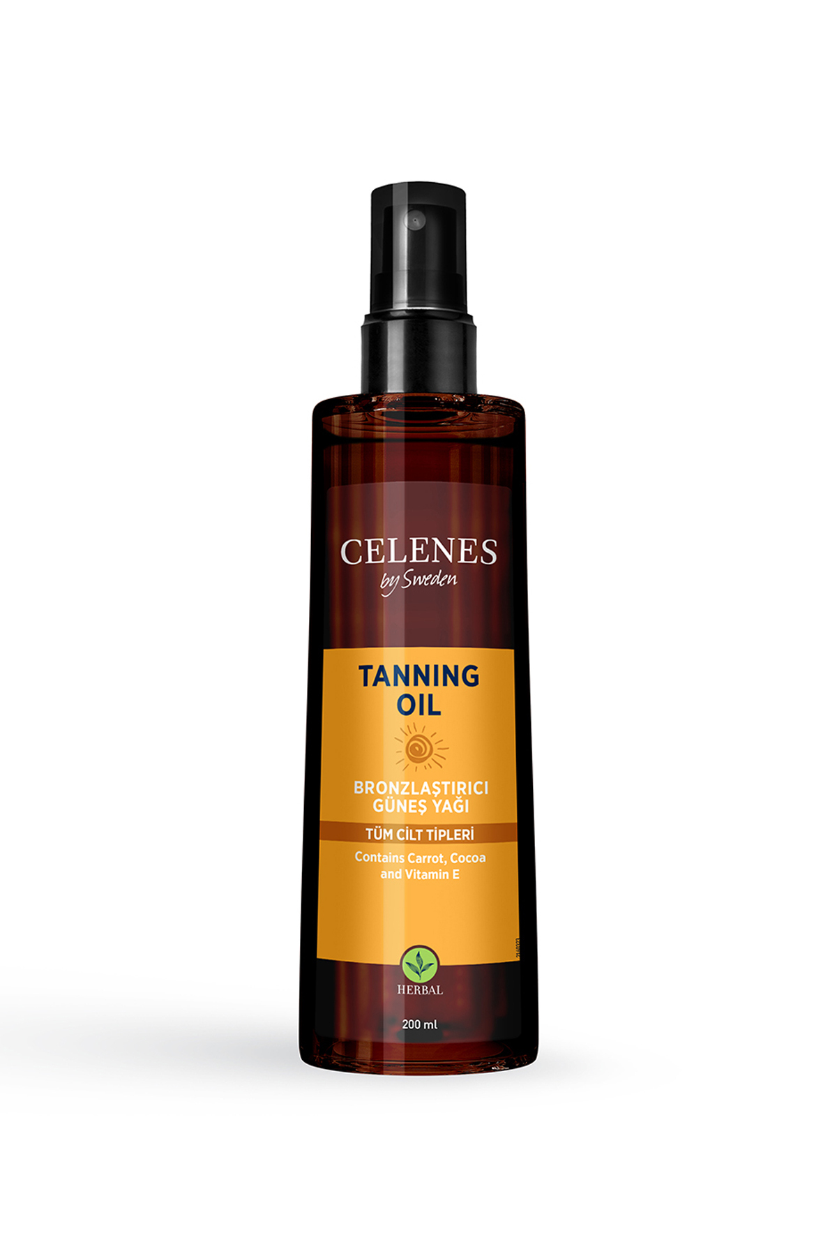 CELENES BY SWEDEN HERBAL BRONZLAŞTIRICI GÜNEŞ YAĞI 200 ML-