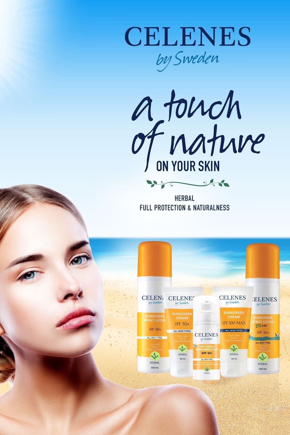 CELENES BY SWEDEN KİDS SPF+50 GÜNEŞ KORUYUCU LOSYON SPREY 150 ML-