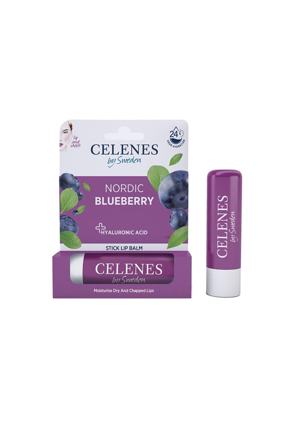 Celenes by Sweden NORDIC BLUEBERRY STICK LIP BALM-