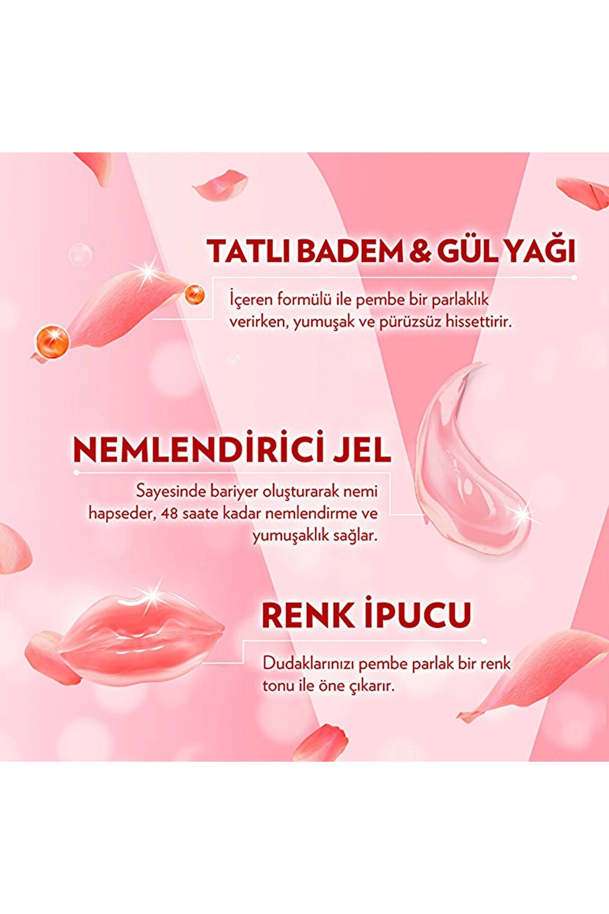 Vaseline Rosy Lipstick 4.8 Gr-