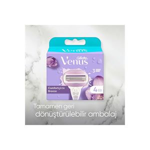 Gillette Venus Comfort Glide Breeze 4 Adet Yedek Başlık-