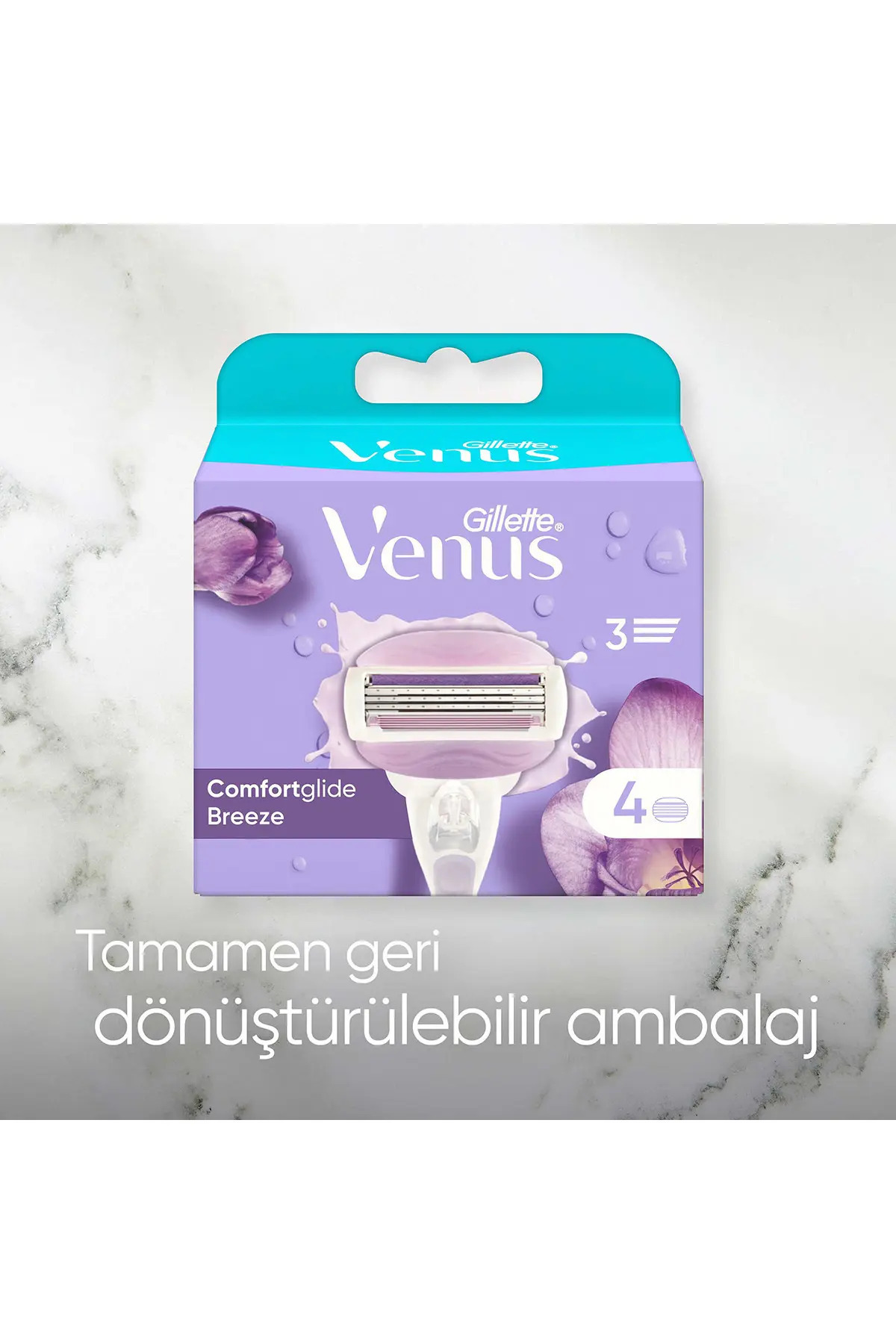 Gillette Venus Comfort Glide Breeze 4 Adet Yedek Başlık-