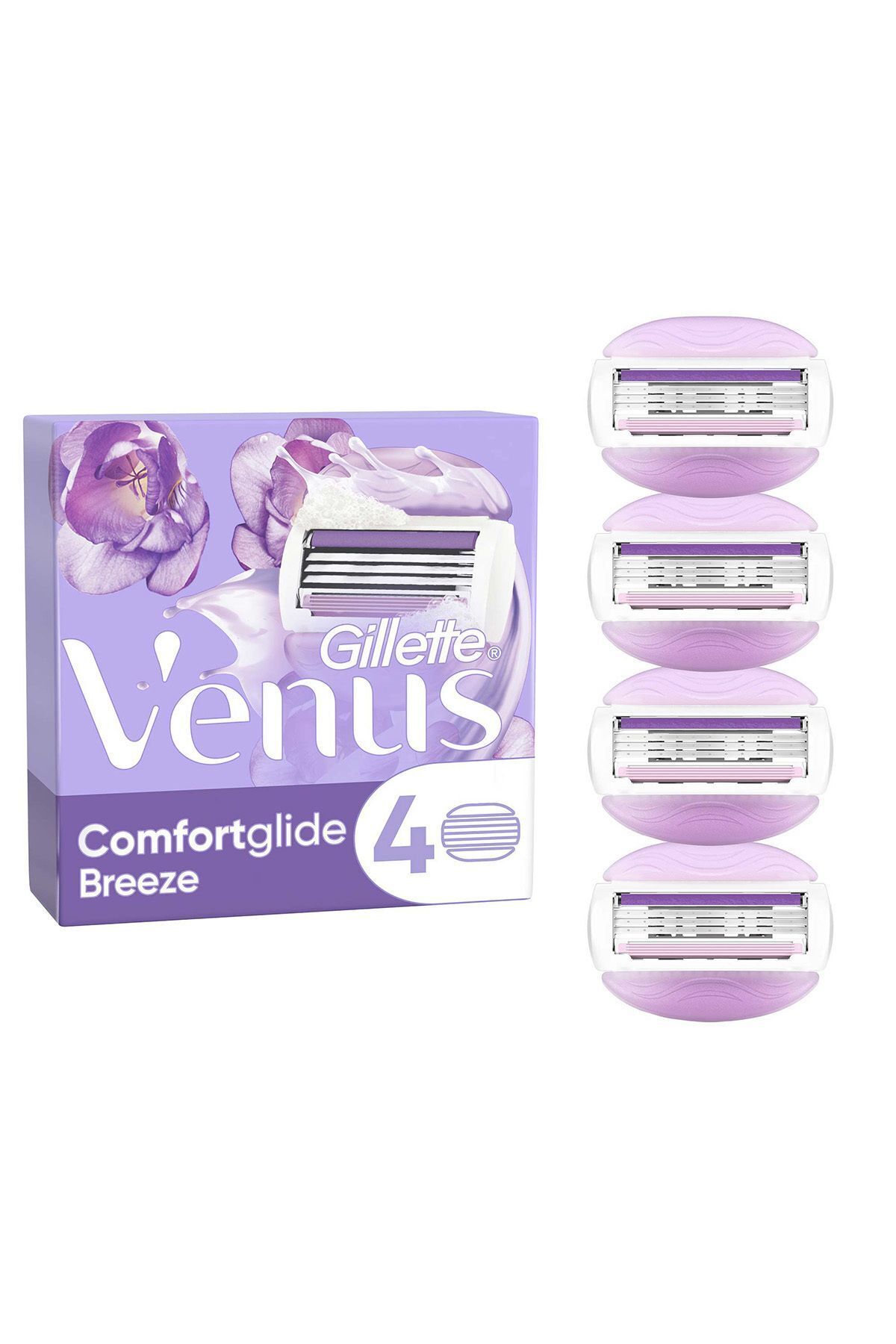 Gillette Venus Comfort Glide Breeze 4 Adet Yedek Başlık-