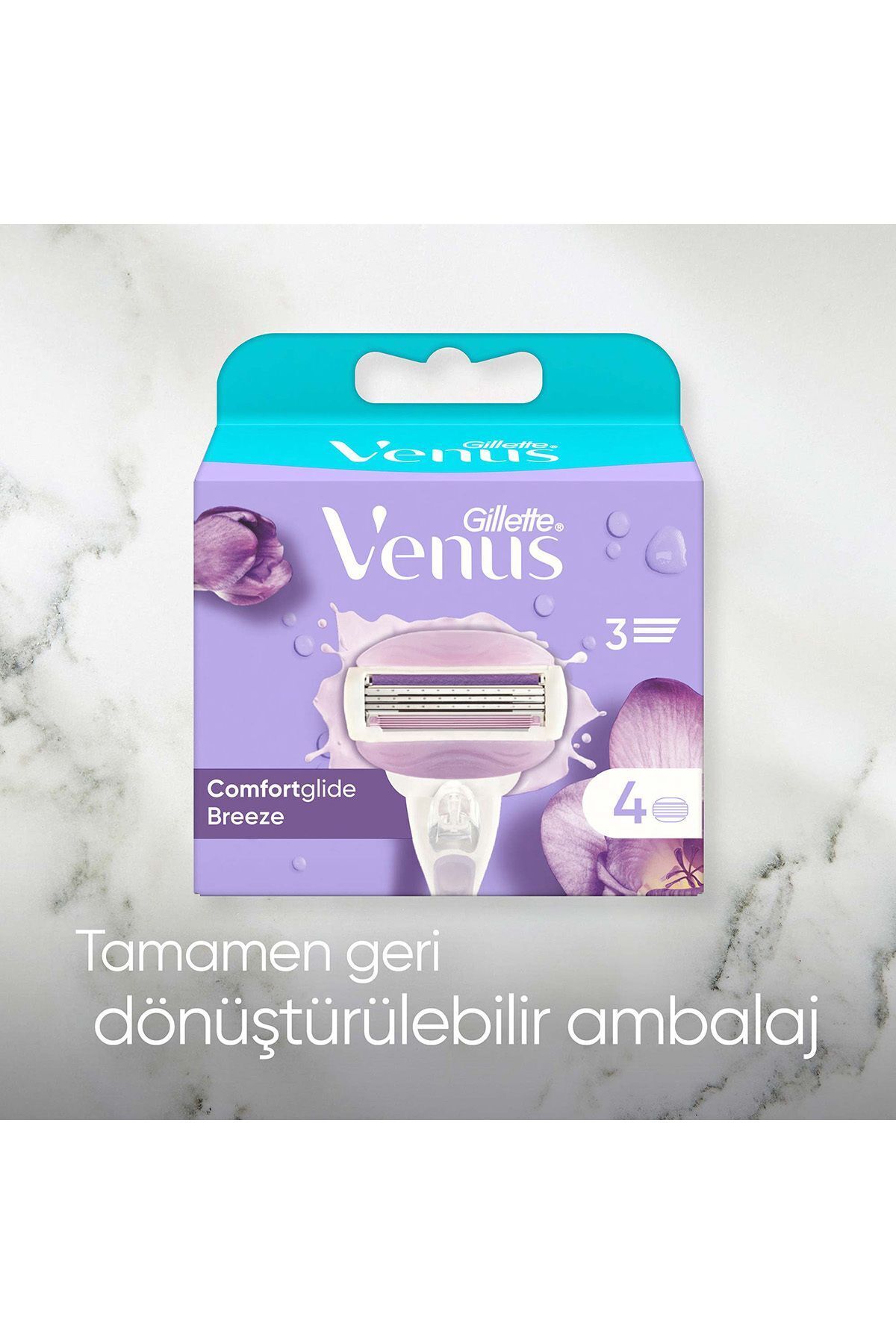 Gillette Venus Comfort Glide Breeze 4 Adet Yedek Başlık-