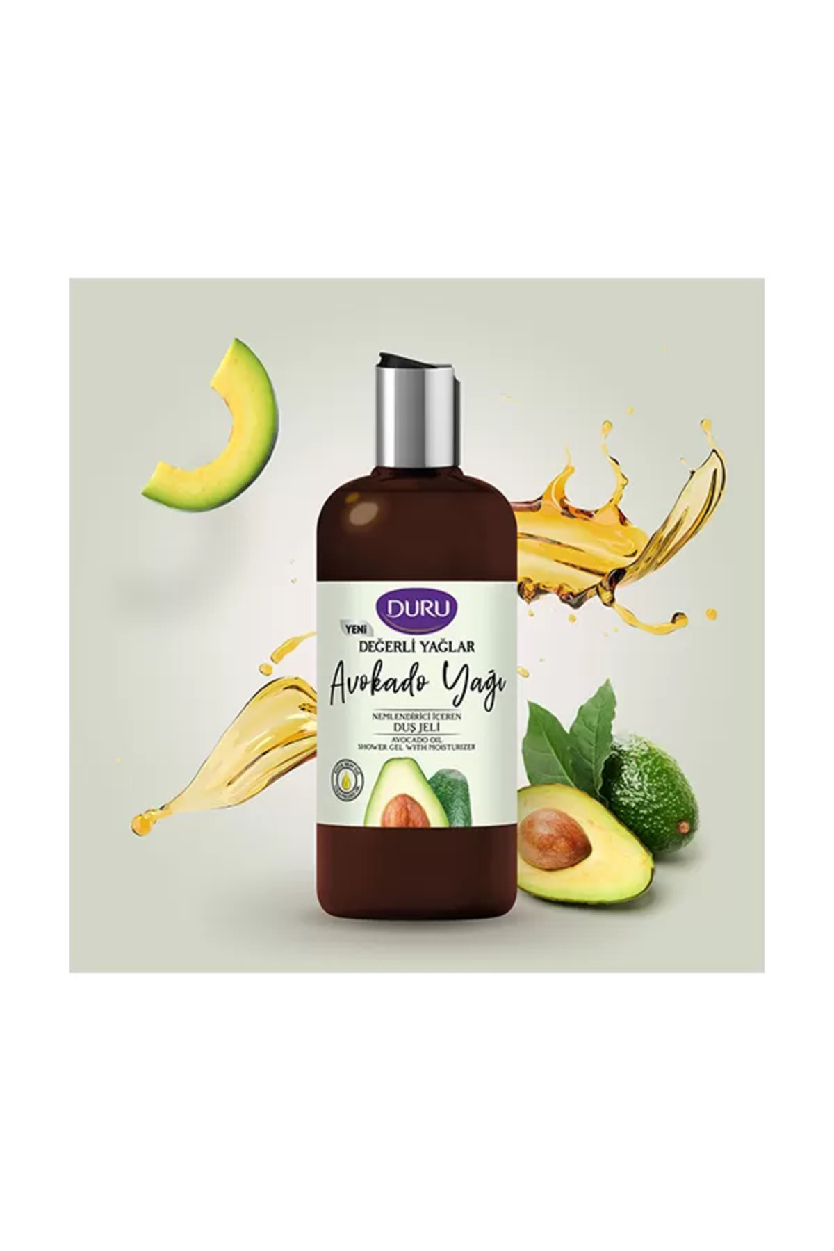 DURU 500 ML DEĞERLİ YAĞLAR DUŞ JELİ AV0KADO-
